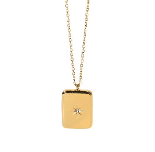 Elise Gold Necklace Square