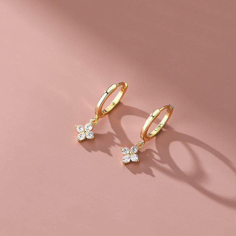 Tara Four Leaf Earrings