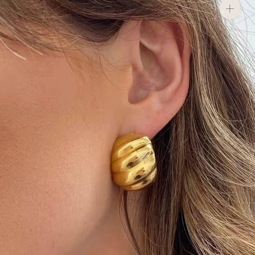Bold Croissant Earrings